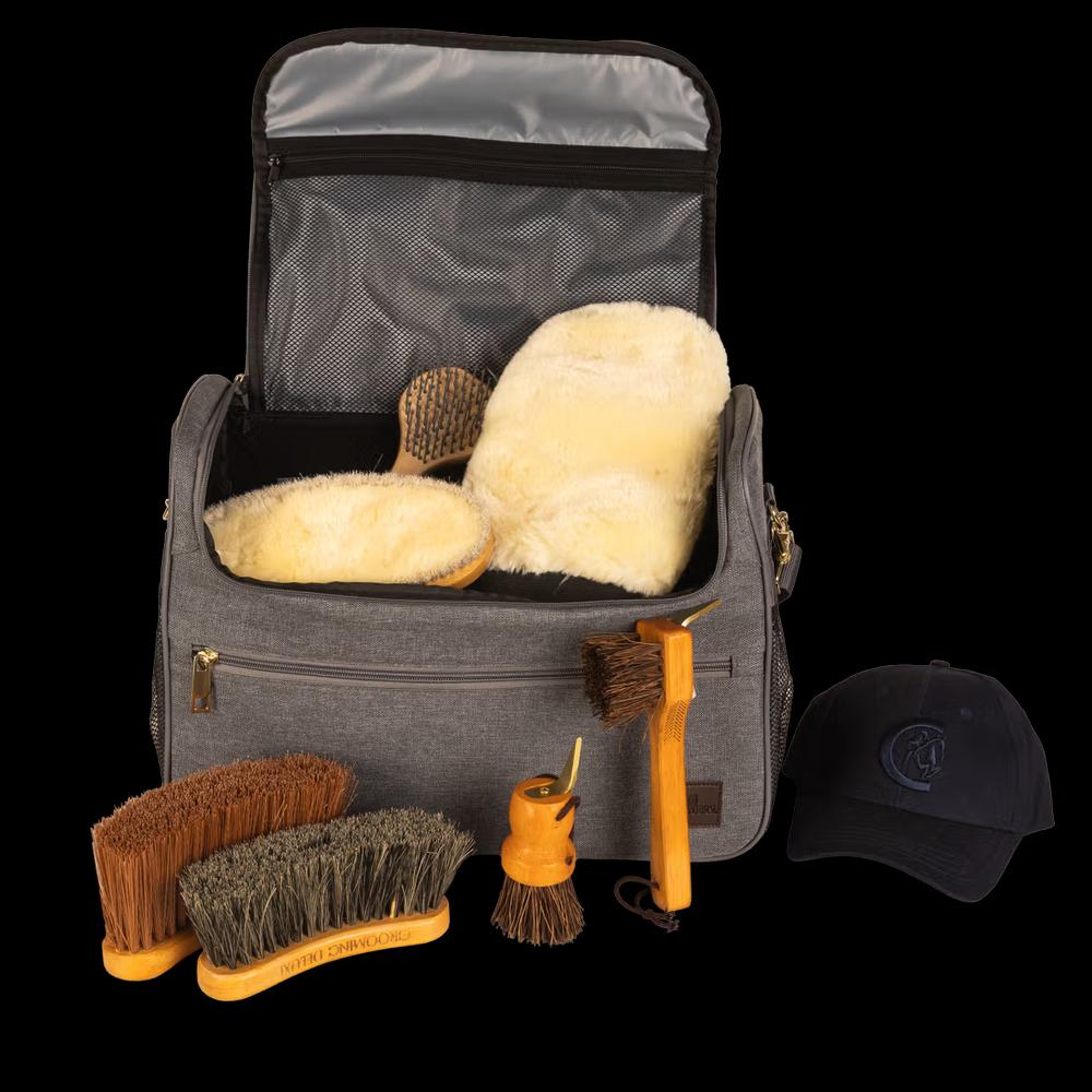 Grooming Bag Set, Grey